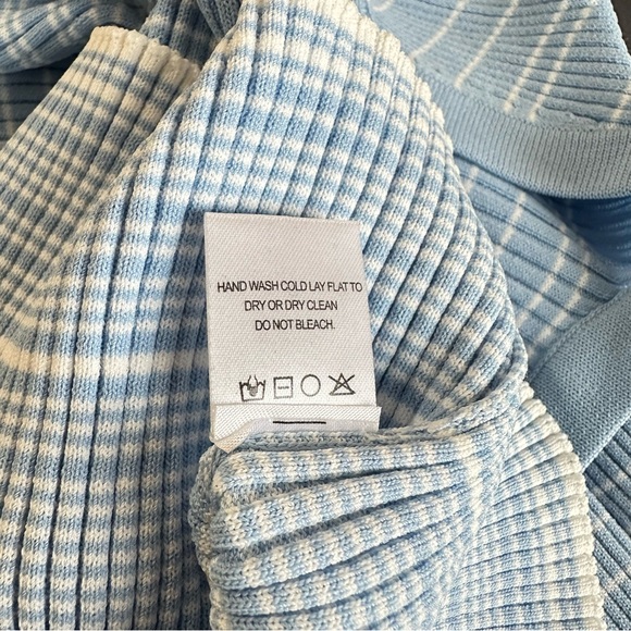 STAUD Color Block Ribbed Cardigan Sweater - Picture 11 of 11